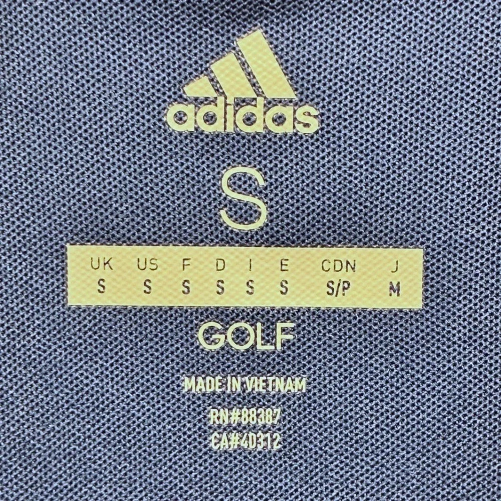 Adidas PGA Catalunya Golf Polo Shirt Mens S Navy Blue Activewear Sporty NWT